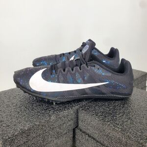 Nike Shoes Men 10 Zoom Rival S 9 Black Indigo Fog Speckle Track  907564-003